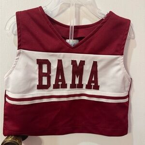 Girls 2 piece Alabama cheer uniform